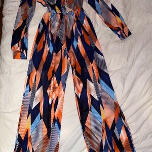 Geometric Multicolor Jumpsuit